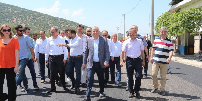 Başkan Zolan, Tavas asfalt çalışmalarını inceledi