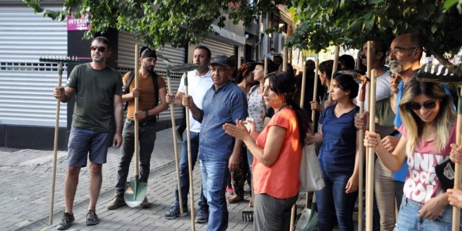 Tunceli orman yangını eylemi