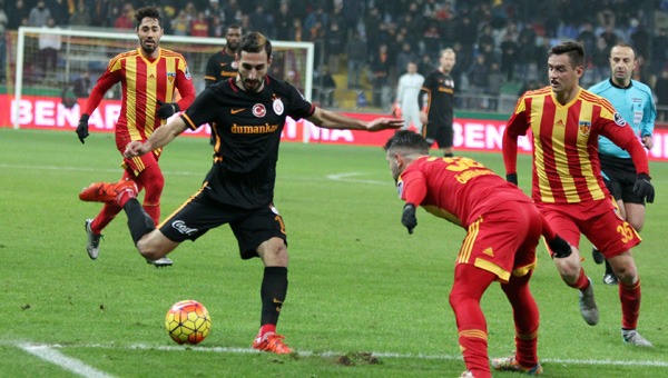 Galatasaray, Kayserispor ile 1-1 Berabere Kaldı