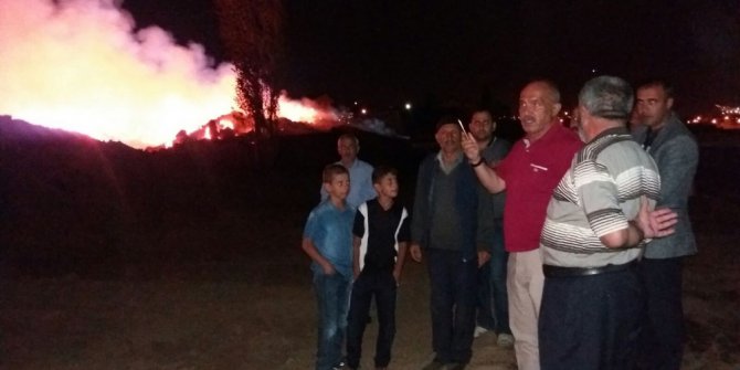 Emekleri kül olan çiftçiye Milletvekili Ilıcalı destek oldu