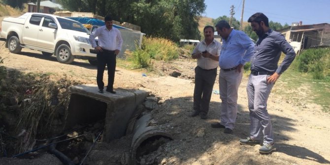 Çaldıran’da dere ıslah çalışması