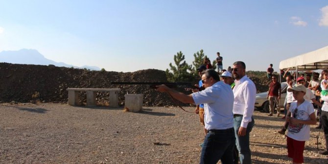 Trap ve tek kurşun atışları Seydişehir’de yapıldı