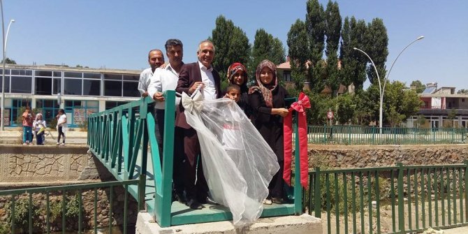 Hasköy’de köprü yapımı