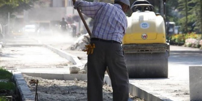 Yunus Emre Kampüsü kaldırım çalışmalarında sona geliniyor