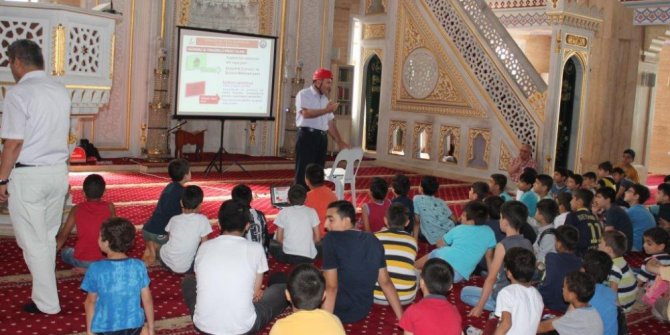 Camide afet bilinci eğitimi