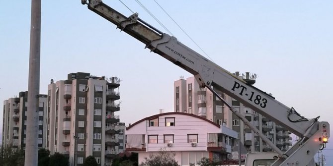 Sokak lambalarına bakım