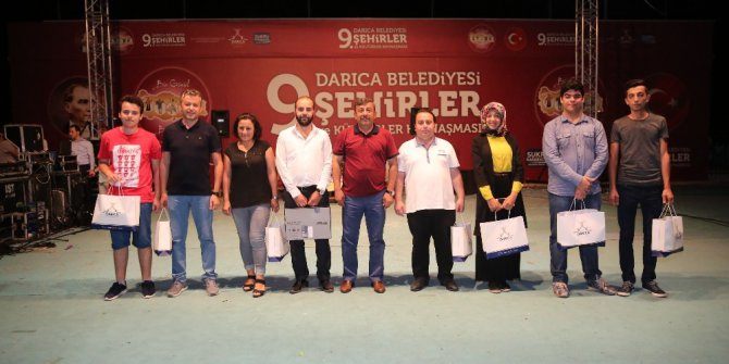 Darıca’da ödüller sahiplerini buldu