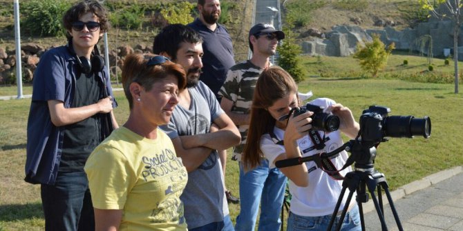 Sinema hakkında her şeyi uygulamalı öğreniyorlar