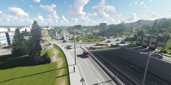 Turgutlu’daki kavşak projesinin yer teslimi yapıldı