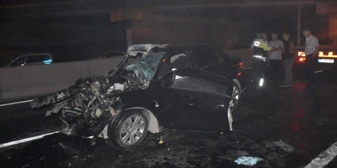 Tekirdağ’da trafik kazası: 1 ölü, 2 yaralı