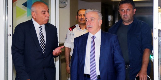 Vali Kamçı’dan Türk Telekom Bölge Müdürlüğüne Ziyaret