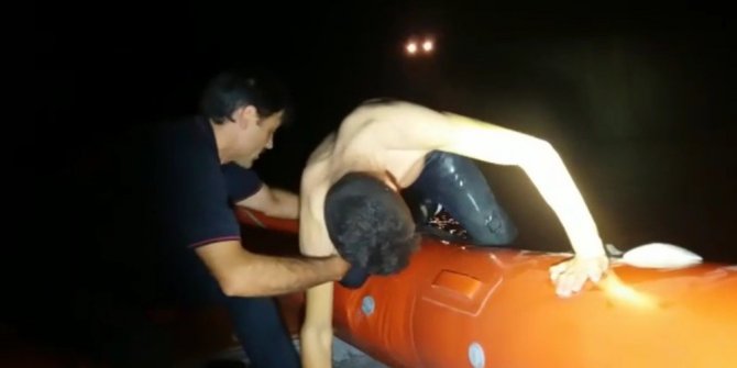 Boğulmaktan son anda kurtarıldı
