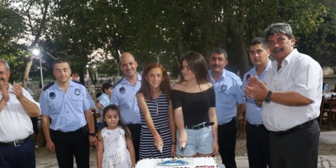 Burhaniye’de zabıtalar dayanışma yemeğinde bir araya geldi