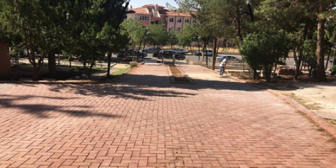 Karataş Parkı’na makyaj