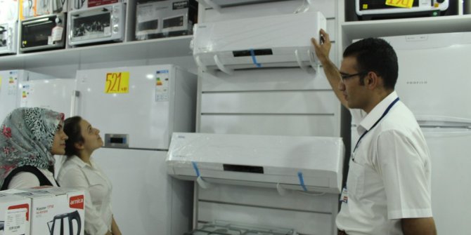 Sıcaklar, klima ve vantilatör satışlarını arttırdı