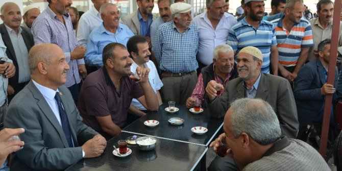 Milletvekili Ilıcalı, besiciler ve çiftçilerle bir araya geldi