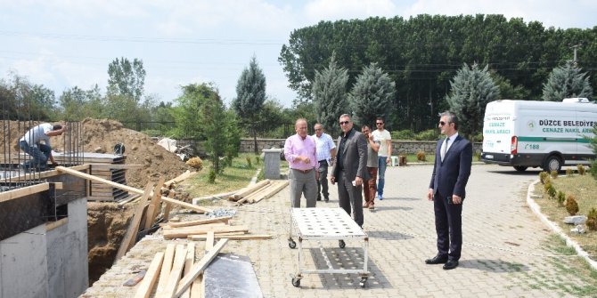 Sahadaki çalışmalar incelendi