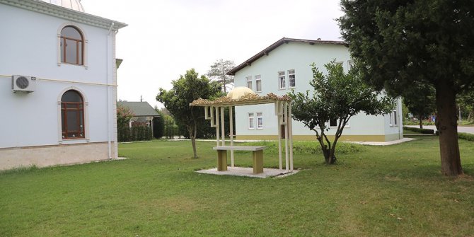 Kırkpınar Merkez Camii çevre düzenlemesi tamamlandı