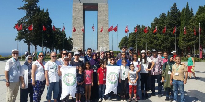 Çölyak hastaları Çanakkale Şehitliği’ni ziyaret etti