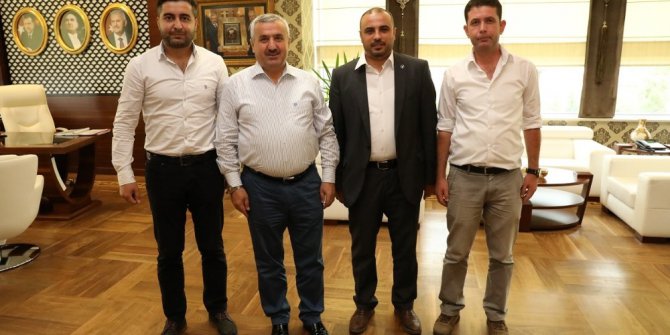 Başkan İsmail Baran BBP’li heyeti ağırladı