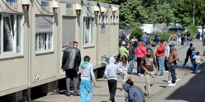 Almanya’da, mülteciler apartman dairelerinde yaşamaya başladı