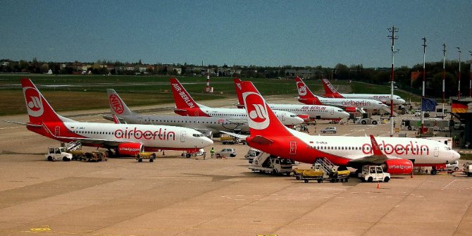 Alman devi Air Berlin iflas etti