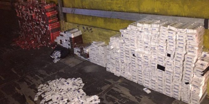 Şanlıurfa’da 26 bin 100 paket kaçak sigara ele geçirildi