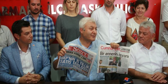 CHP Milletvekili Tuncay Özkan  Marmaris’te partilerle buluştu