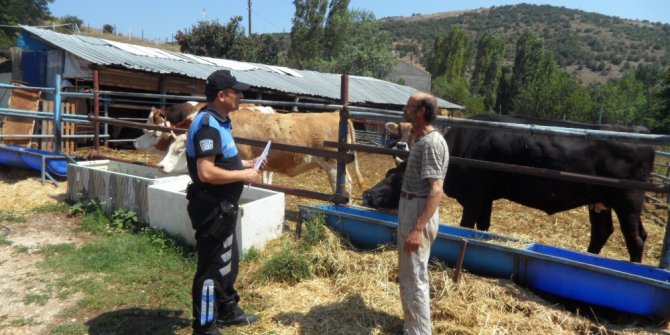 Bozüyük’teki besiciler hırsızlık olaylarına karşı uyarıldı