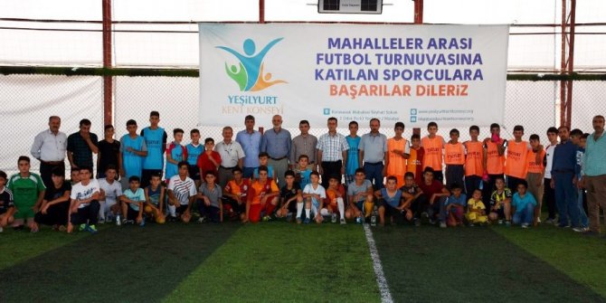 Yeşilyurt’ta mahalleler arası futbol turnuvası
