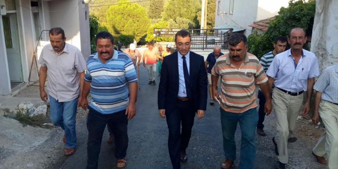 Milas Kaymakamı Arslan’dan Karacahisar’da inceleme