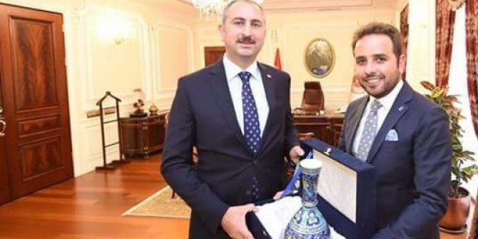 Milletvekili İshak Gazel, Adalet Bakanı Abdulhamit Gül ile görüştü
