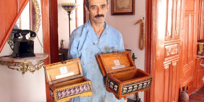 Yozgat’a özgü çeyiz ve takı sandıkları tarihi konaklarda üretiliyor