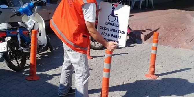 Simav’da engellilerin geçiş noktaları düzenlendi