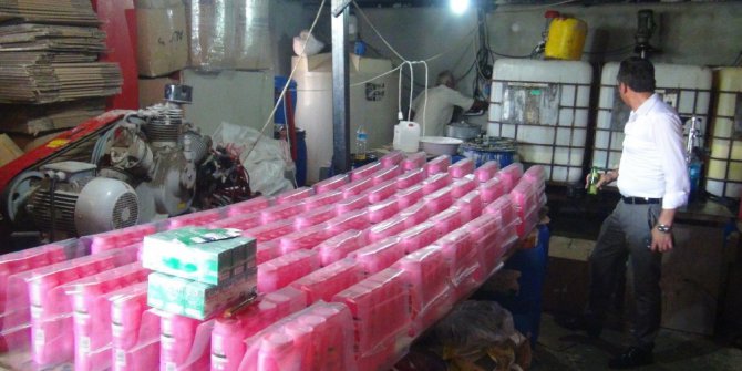 Mersin’de 3 kamyon dolusu sahte şampuan ve temizlik malzemesi ele geçirildi