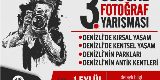 3. Ulusal Fotoğraf Yarışması başvurularında son tarih 01 Eylül