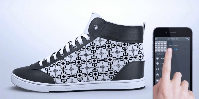 Akıllı ayakkabılar her saniye desen değiştiriyor