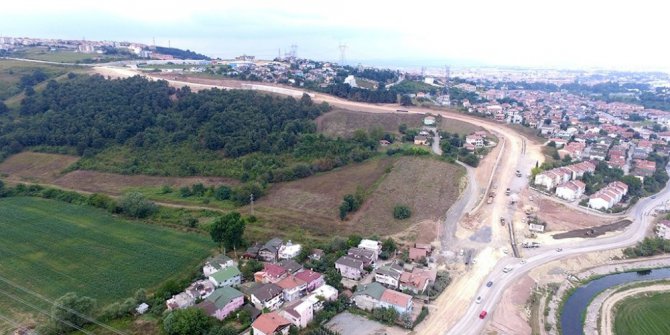 Şehrin yeni girişinde çalışmalar hızlandı