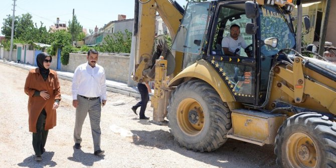 Meram’da hastane yolları düzenleniyor