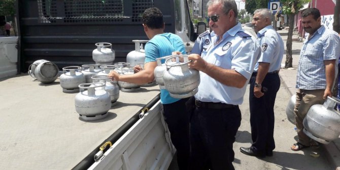 Zabıtadan kaçak tüp operasyonu