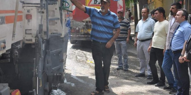 Siirt Belediyesi’nden asfalt çalışması