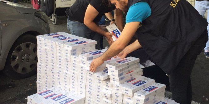 Atatürk Havalimanı’nda kaçak sigara operasyonu