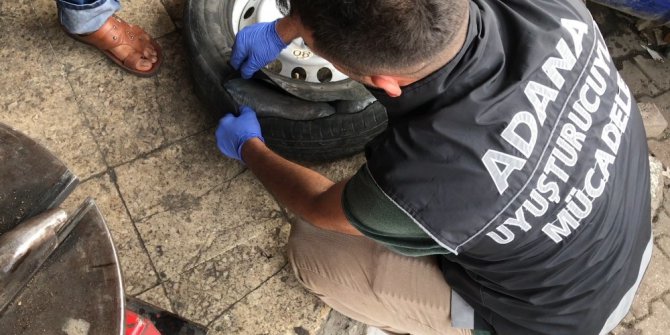 Yedek lastikte uyuşturucu ticareti