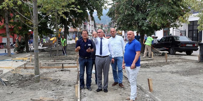 Başkan Yılmazer çalışmaları yerinde inceledi