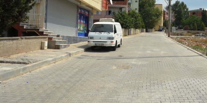 Mimarsinan mahallesinde parke yol çalışmaları tamamlandı