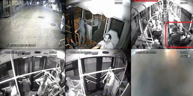 Otobüste saniye saniye yankesicilik