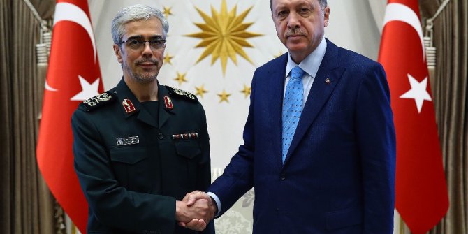 Cumhurbaşkanı Erdoğan, İran Genelkurmay Başkanını kabul etti