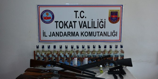 Erbaa’da sahte içki operasyonu