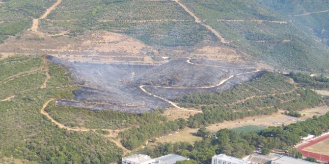İzmir’de kapatılan askeri lisede yangın
