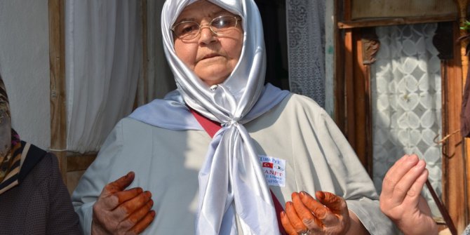 Sevim nine hacca uğurlandı